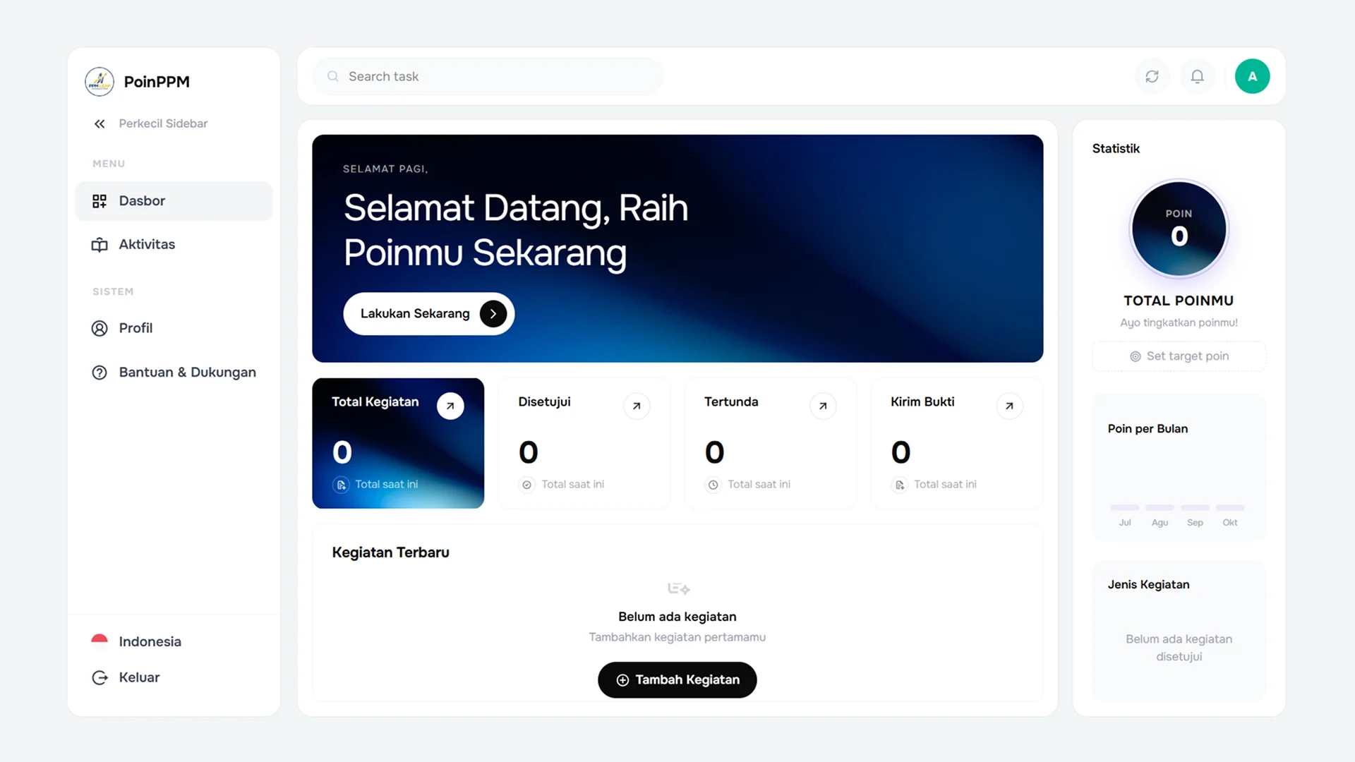 PoinPPM - Employee Points Dashboard